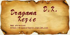 Dragana Kezić vizit kartica
